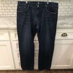 7 For All Mankind Jeans Mens 40 / 33 Austyn Straight Leg Denim USA Western
